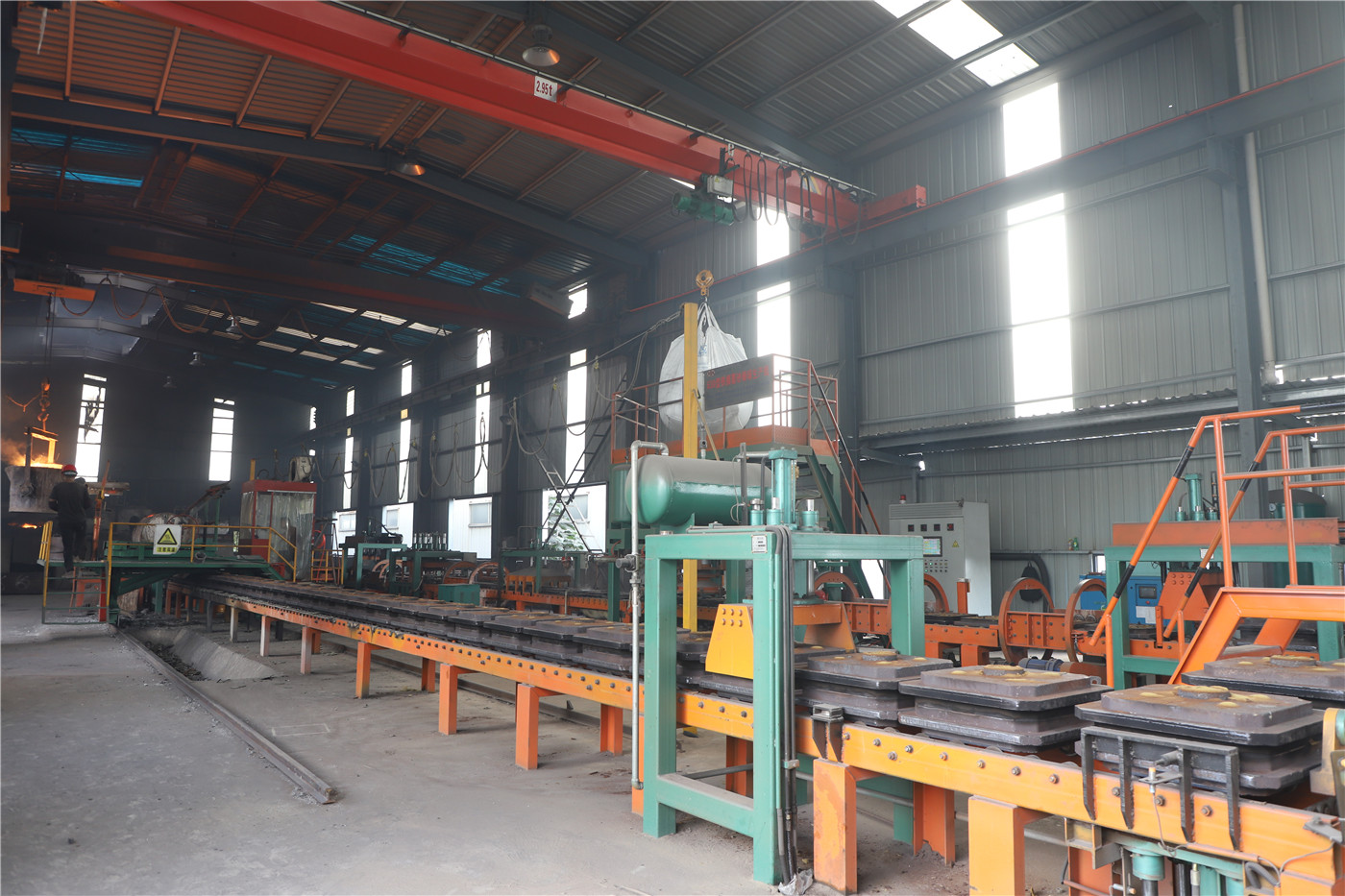 630 Sand coated production line